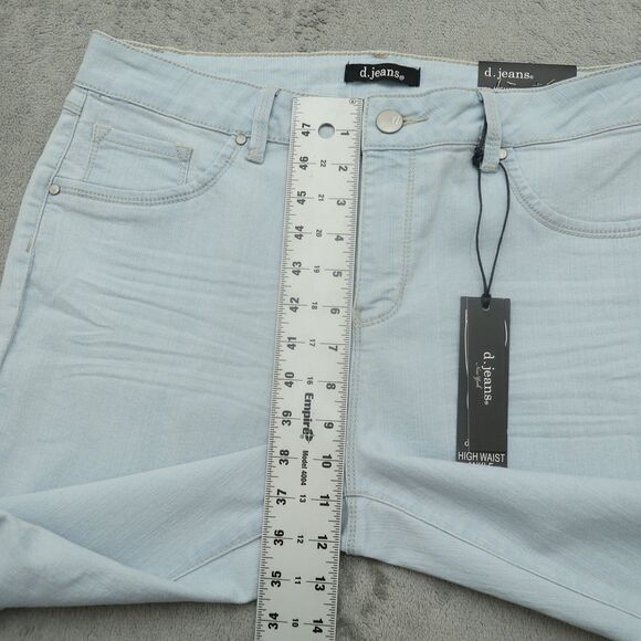 D. Jeans Women's Size 14 Blue High-Waist Ankle Modern Fit Denim 27" Inseam NWT - Picture 8 of 16